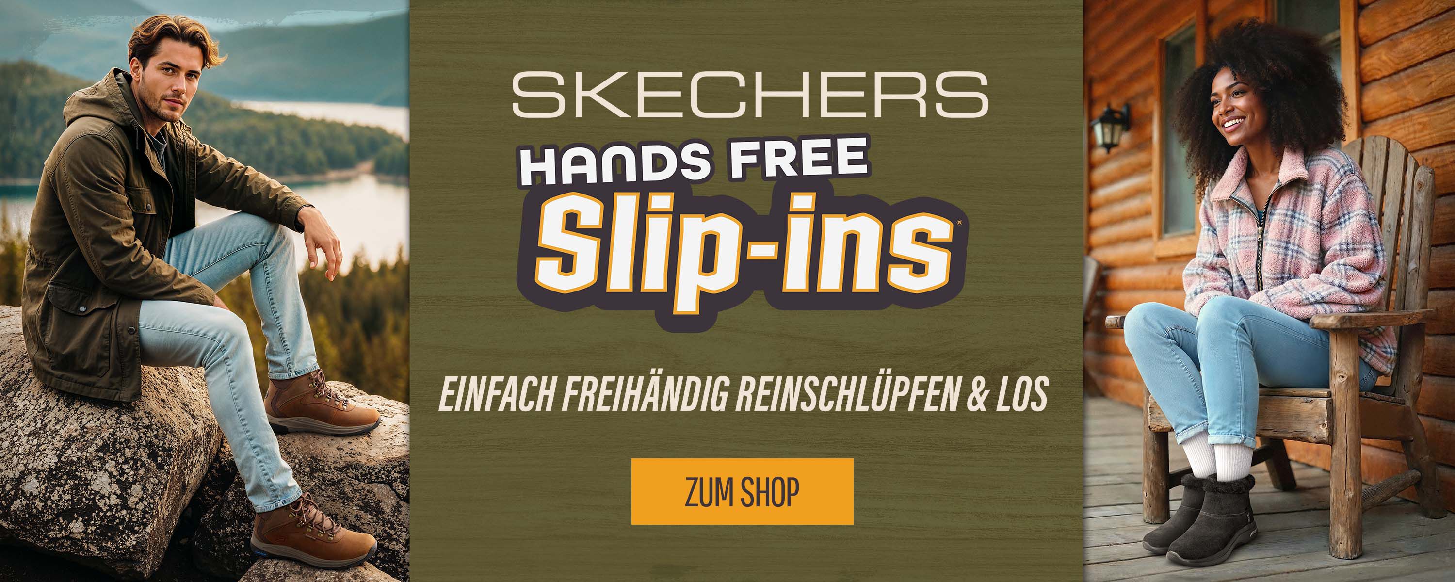 Hands free slip ins boots skechers